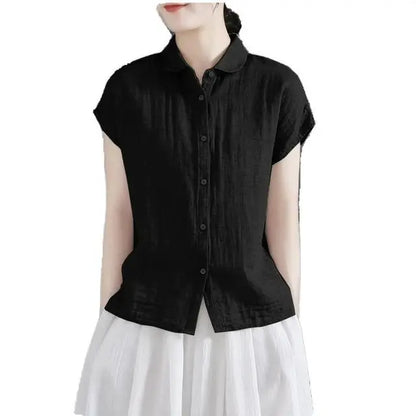 Bellissima Retro Koreaanse Stijl Chic Dames Overhemd