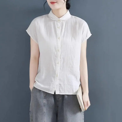 Bellissima Retro Koreaanse Stijl Chic Dames Overhemd
