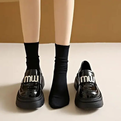 Chique Platform Loafers voor een Trendy Look