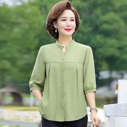 Stijlvolle Zomershirt Voor Elegante Vrouwen