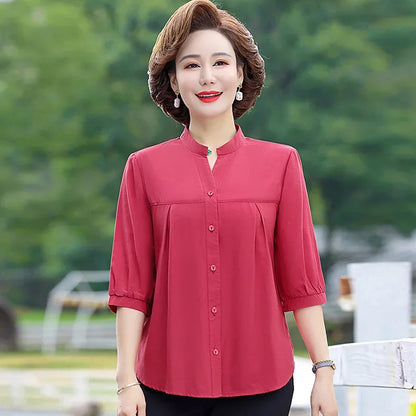 Stijlvolle Zomershirt Voor Elegante Vrouwen