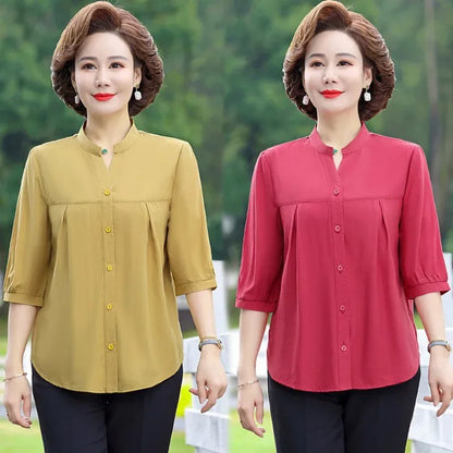 Stijlvolle Zomershirt Voor Elegante Vrouwen