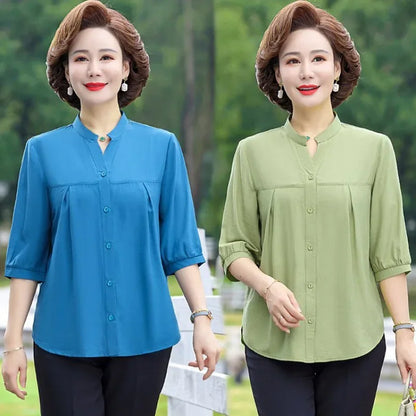 Stijlvolle Zomershirt Voor Elegante Vrouwen