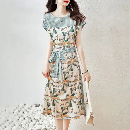 Celestia Zomerse Artistieke Mid-Length Taillejurk
