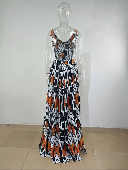 Zomerse Boho Print Maxi Jurk van DromerigeDresses