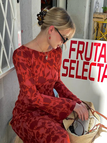 ChicMode Zomerse Bloemen Maxi Jurk