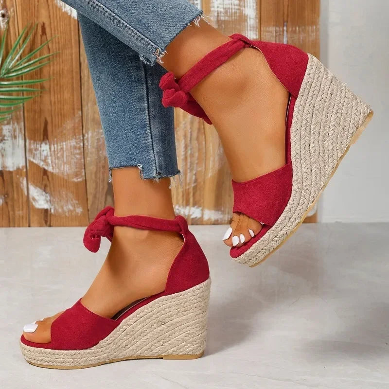 Lunaflex Zomerse Dikke Zoolwig Sandalen