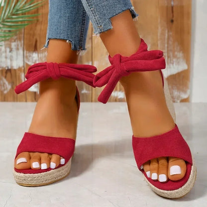 Lunaflex Zomerse Dikke Zoolwig Sandalen