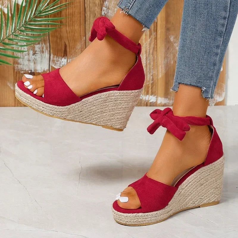 Lunaflex Zomerse Dikke Zoolwig Sandalen