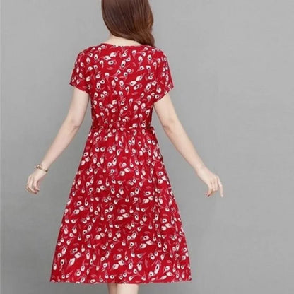 Luna Zomerse Maxi Jurk met Bloemenprint