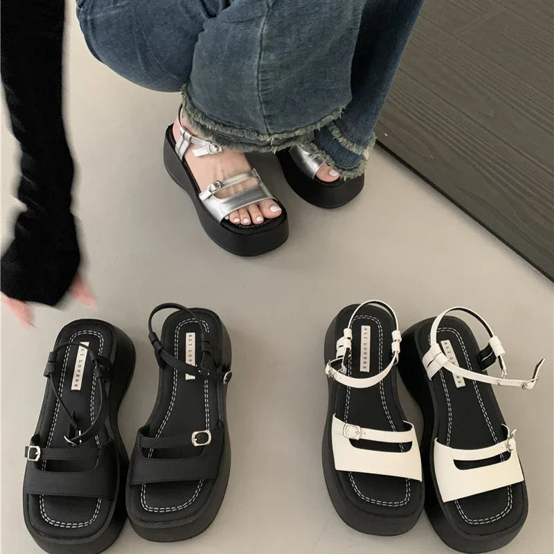 Elegante Gladiator Platform Sandalen voor Zomer 2024