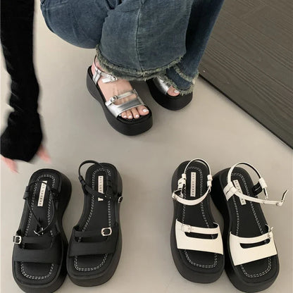 Elegante Gladiator Platform Sandalen voor Zomer 2024