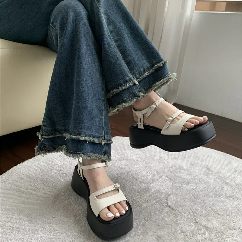 Elegante Gladiator Platform Sandalen voor Zomer 2024