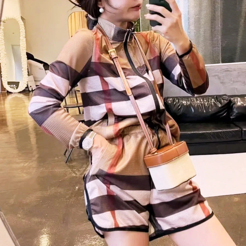 Zomerse Stof Print Set  Zomerkleding