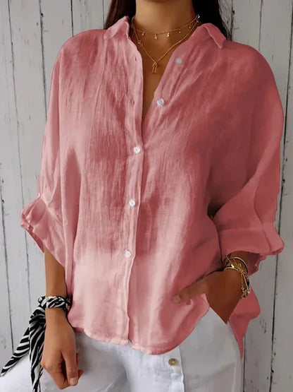 Katoen Linnen Blouse van SweetStyle