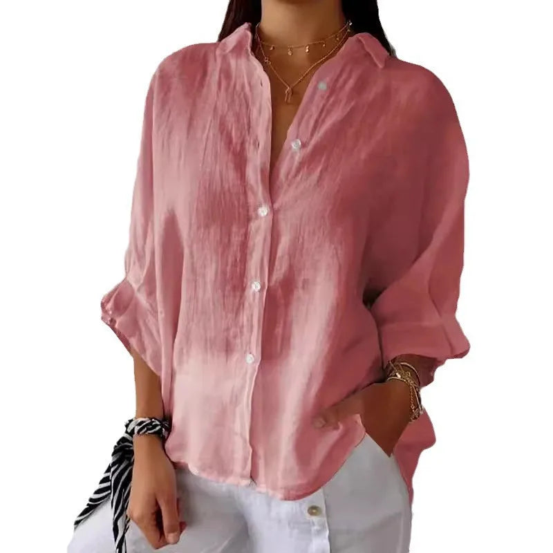 Katoen Linnen Blouse van SweetStyle