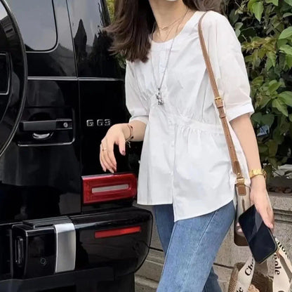 Yunilee Leeter Zomerse Casual Blouse