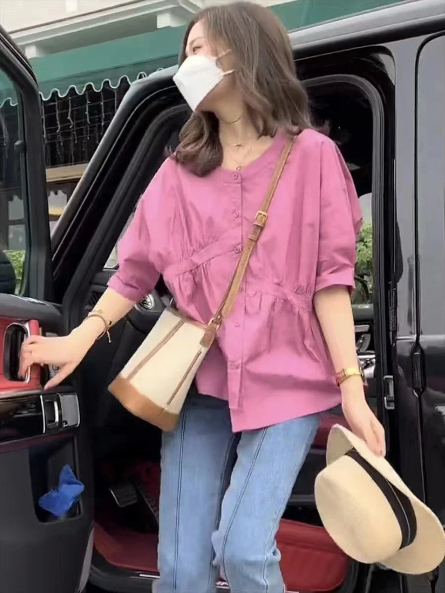 Yunilee Leeter Zomerse Casual Blouse