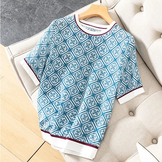 Zomer Casual Elegance T-shirt van Silken Dream
