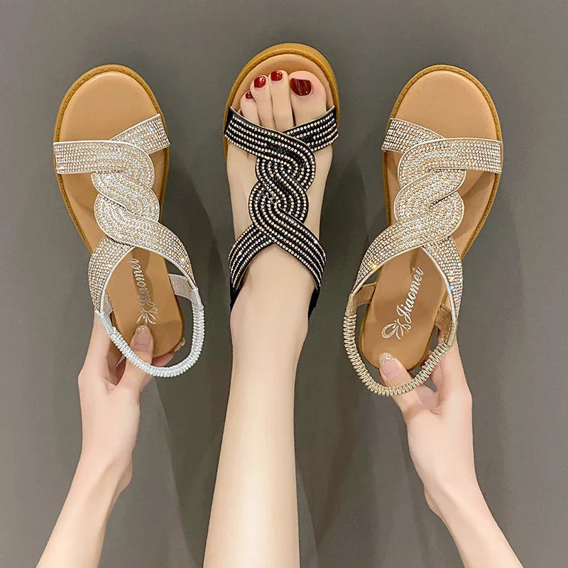 Stijlvolle Romeinse Zomer Sandalen