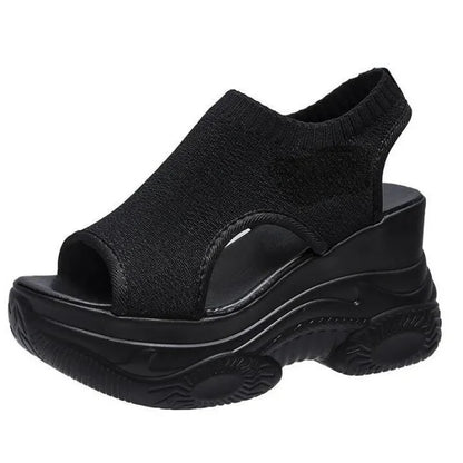 Zomerse Gebreide Vis-Mond Sandalen