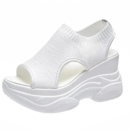 Zomerse Gebreide Vis-Mond Sandalen