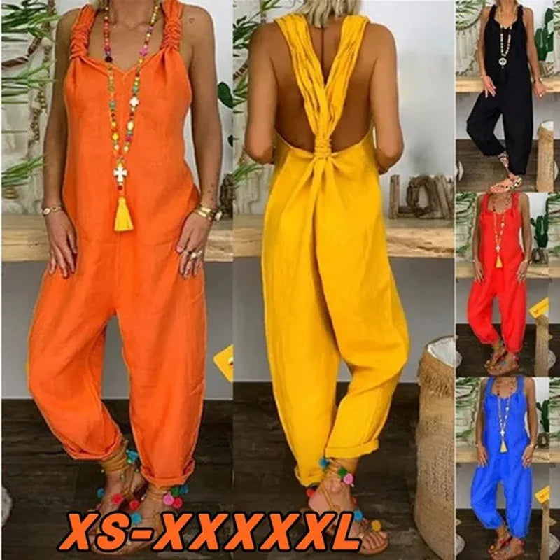 Zalina Zomerse Sexy Jumpsuit voor Dames