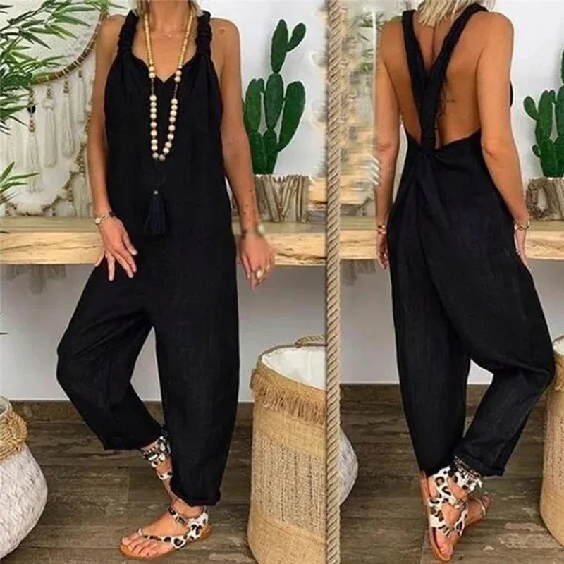 Zalina Zomerse Sexy Jumpsuit voor Dames