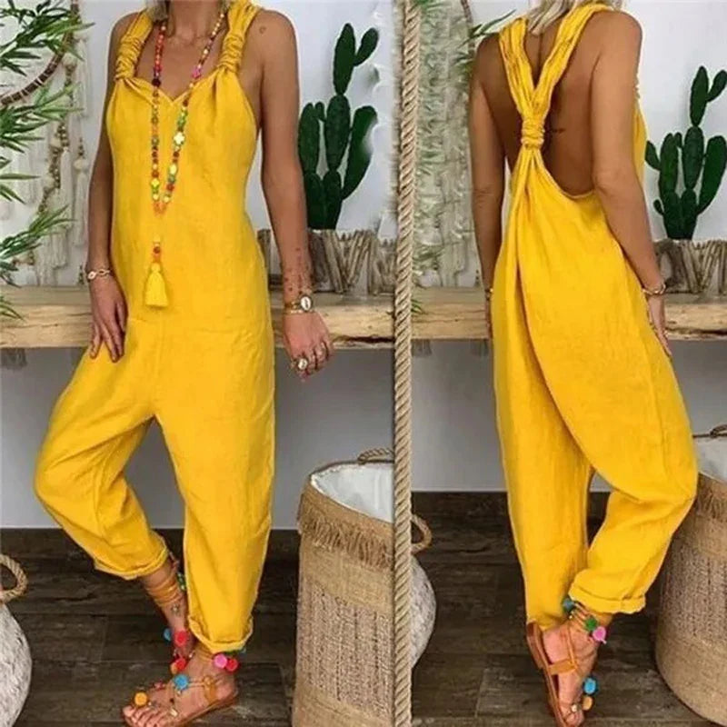 Zalina Zomerse Sexy Jumpsuit voor Dames