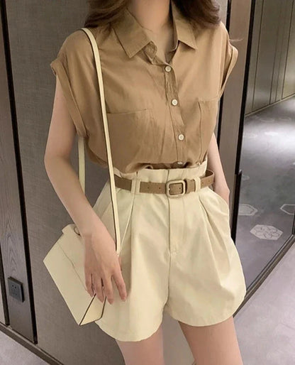 Aurora Trends Zomer Mode Dames Shorts Set