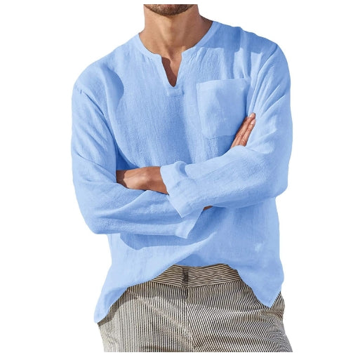 Casual Mannen Overhemd Comfortabel en Stijlvol - Mode Vibes