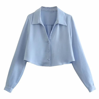 LunaStyle Zijdezachte Zomerse Blouse