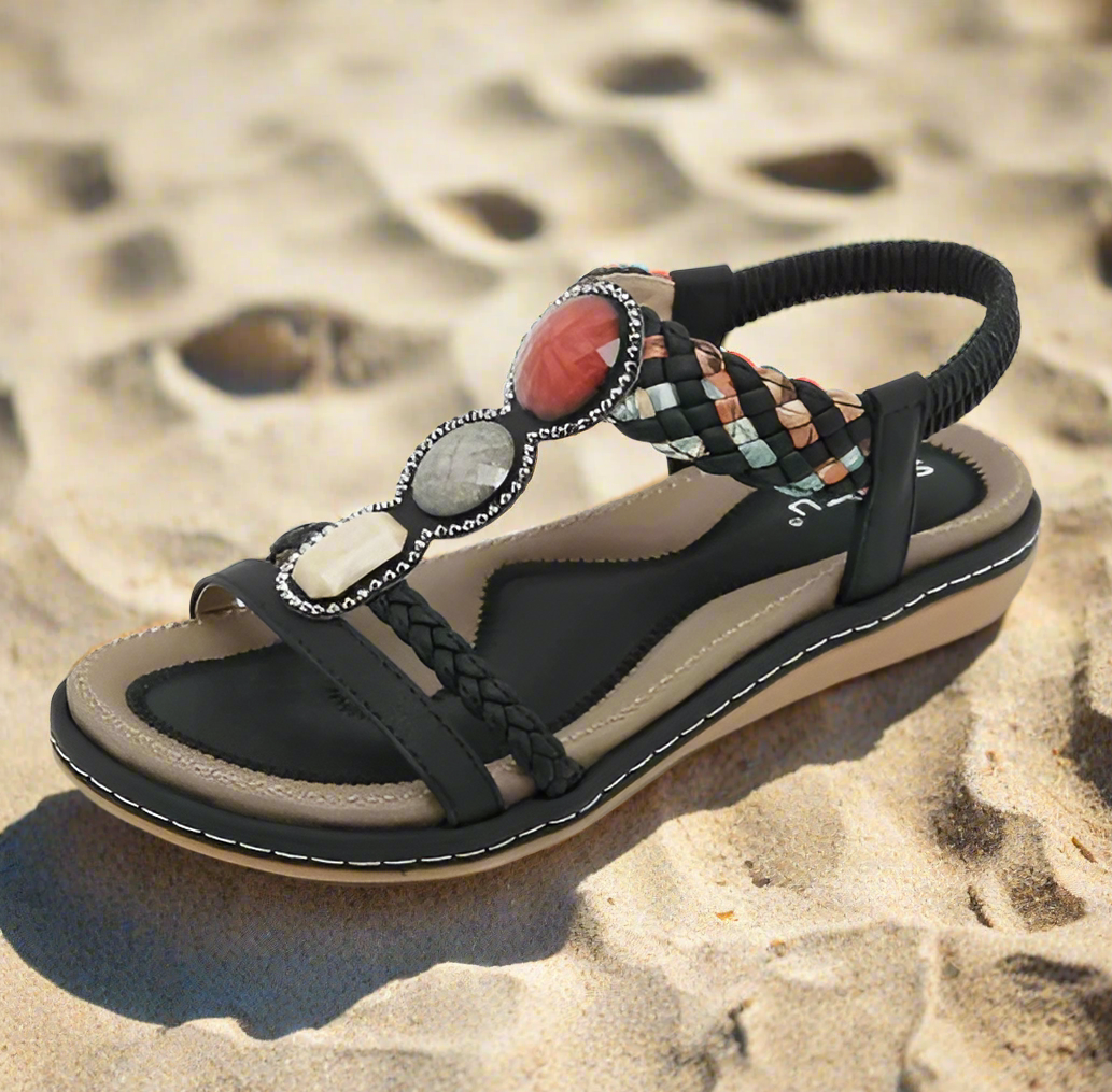 Dames Sandalen Laag Claire Stijlvolle Zomer Schoenen - Mode Vibes
