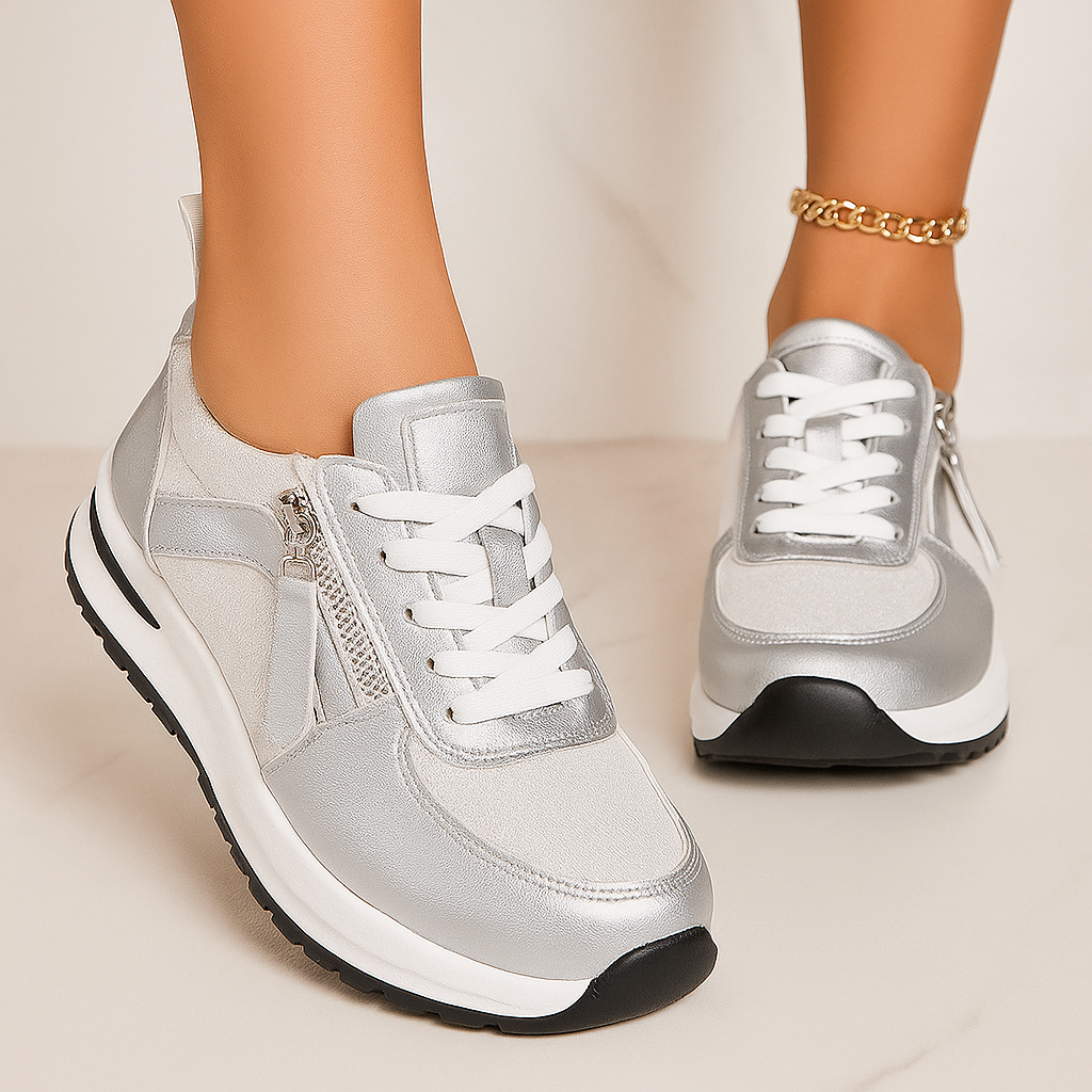 Dames Sneakers Comfortabele Pasvorm Ritssluiting