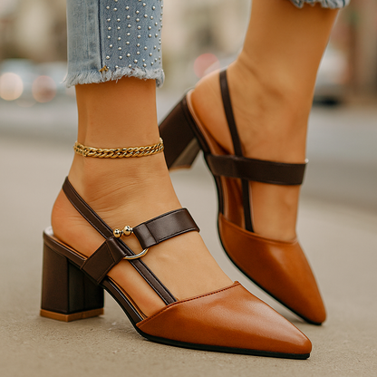 Dames Pumps met Ringdetail Elegante Pasvorm