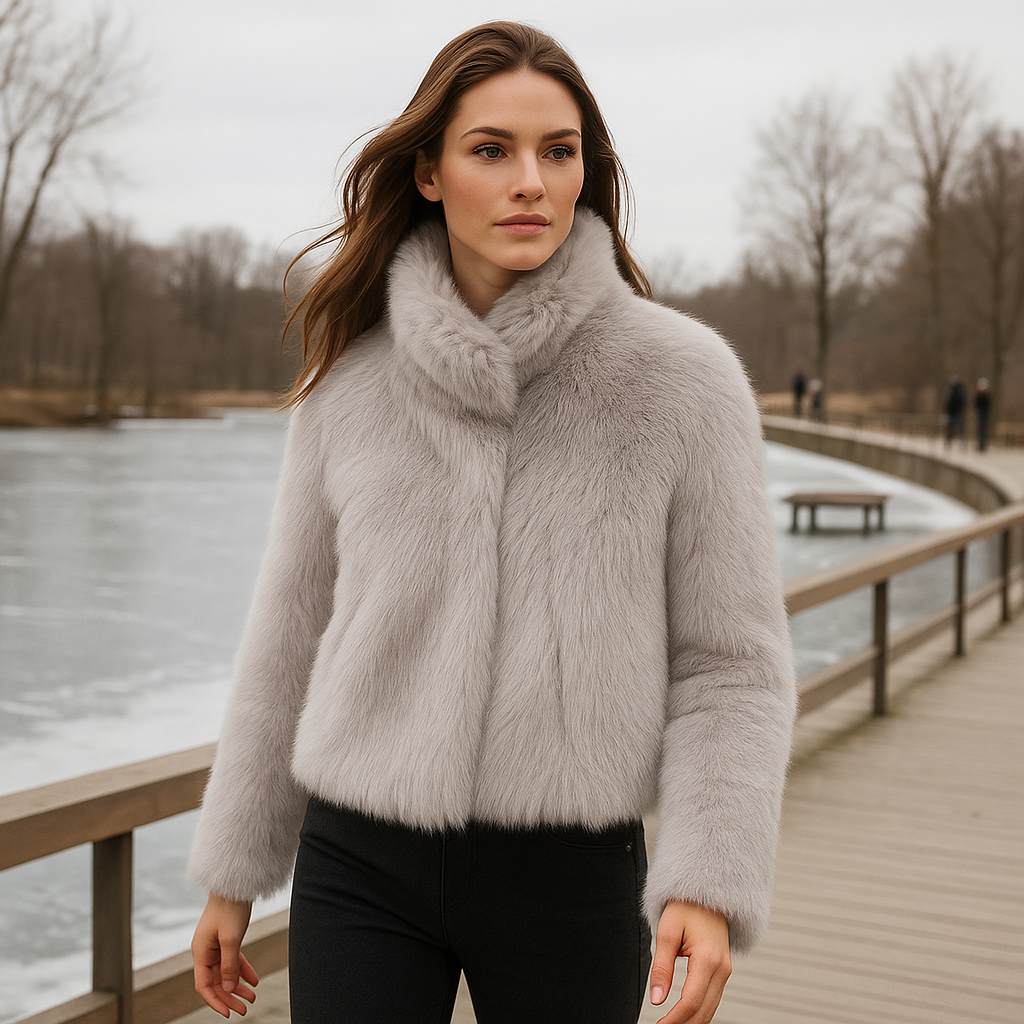 Leren Jas Daena Zacht Warm en Stijlvol - Mode Vibes
