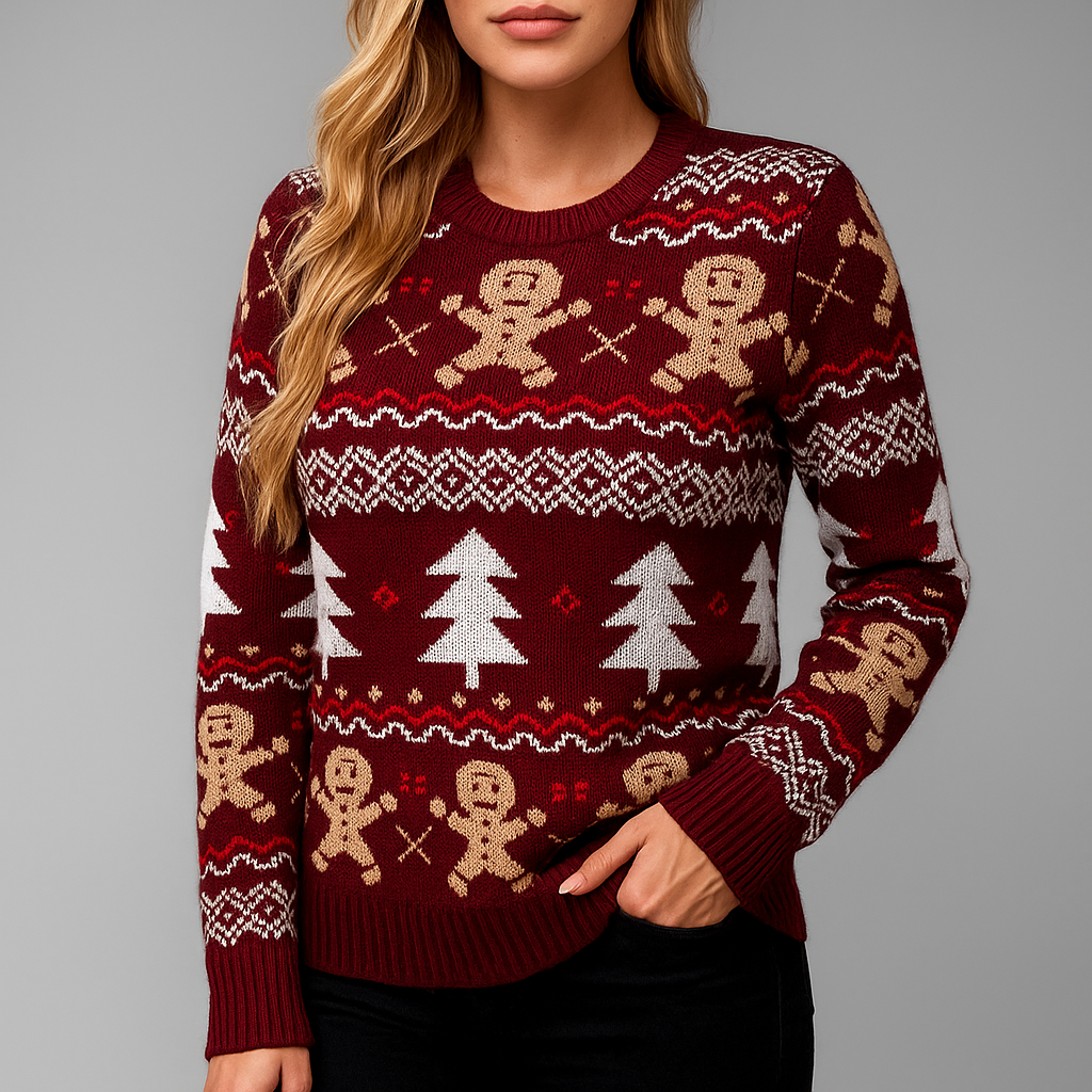 Vrouwen Trui Festieve Brei Gezellige Winterstijl - Mode Vibes