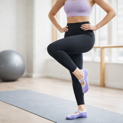 Pilates sokken Elastisch Gripend Plusmaat Kleuren - Mode Vibes