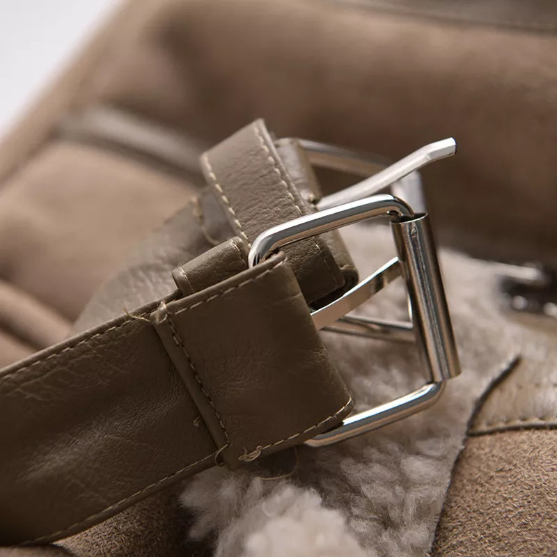 Suède Winterjas Warm en Stijlvol Nova Design