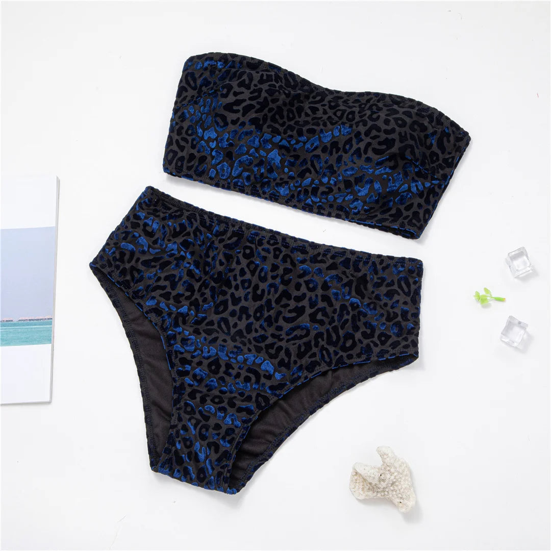 Plus-Size Bikini Sexy Stijlvol zwart