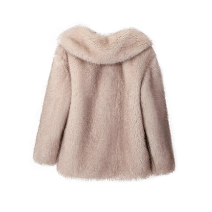 Pluizige Muts Trendy Kleuren Wild Design