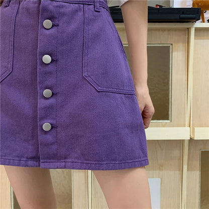 Plus Size Shortrok Trendy Veelzijdig Zomerrok voor Vrouwen