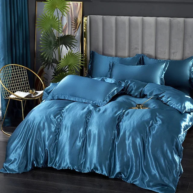Zijde Beddengoed Set Luxe Satijn Soft