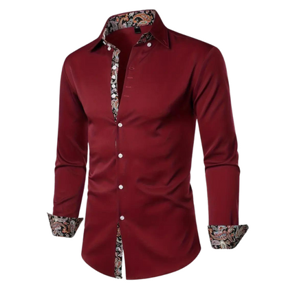 Mannen Feestoverhemd Trendy Stijl Matteo