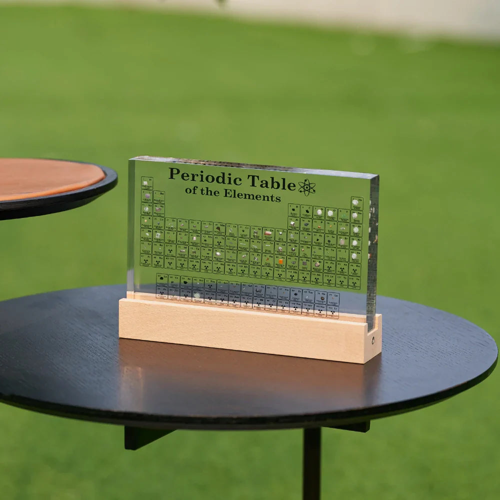 Periodieke Tabel Lamp met Echte Elementen