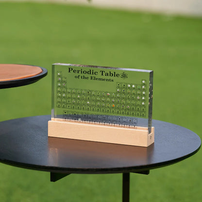 Periodieke Tabel Lamp met Echte Elementen