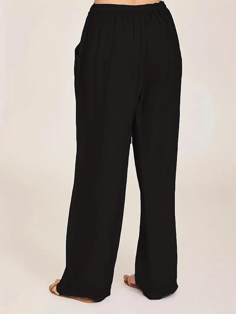 Dames Linnen Broek Zomerse Losse Fit