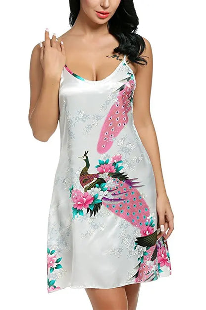 Celestia Elegante Zijden Nachtjurk