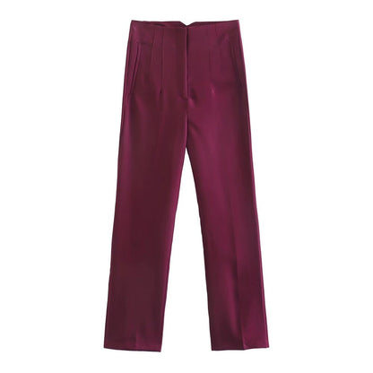 Stijlvol en Comfortabel: Ontdek de Hooggetailleerde Broek