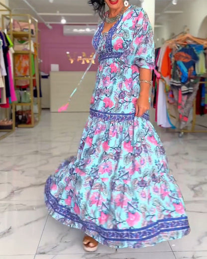 Nova Maxi Jurk voor Tijdloze Elegantie